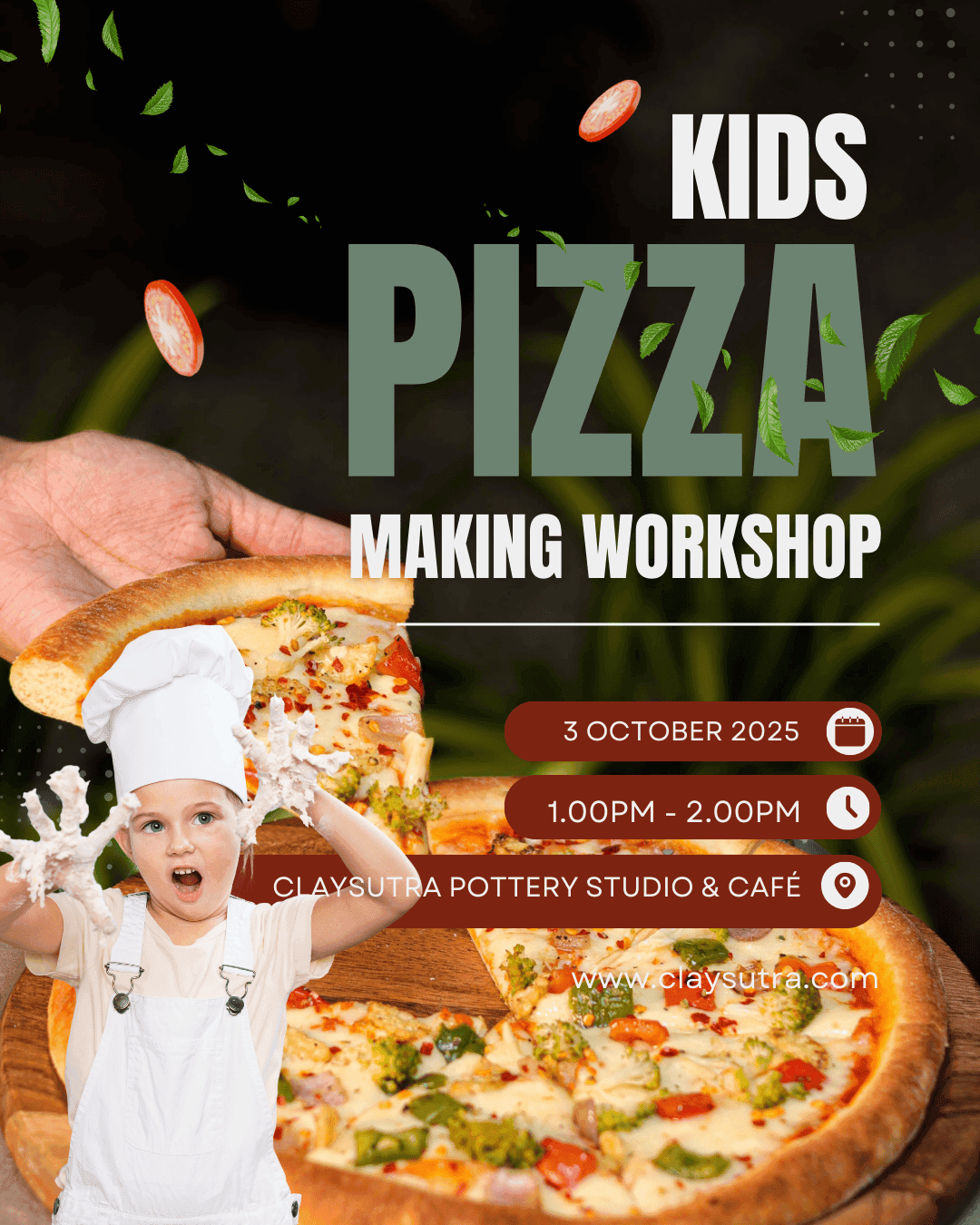 Kids Pizza Making Workshop | Slide 1